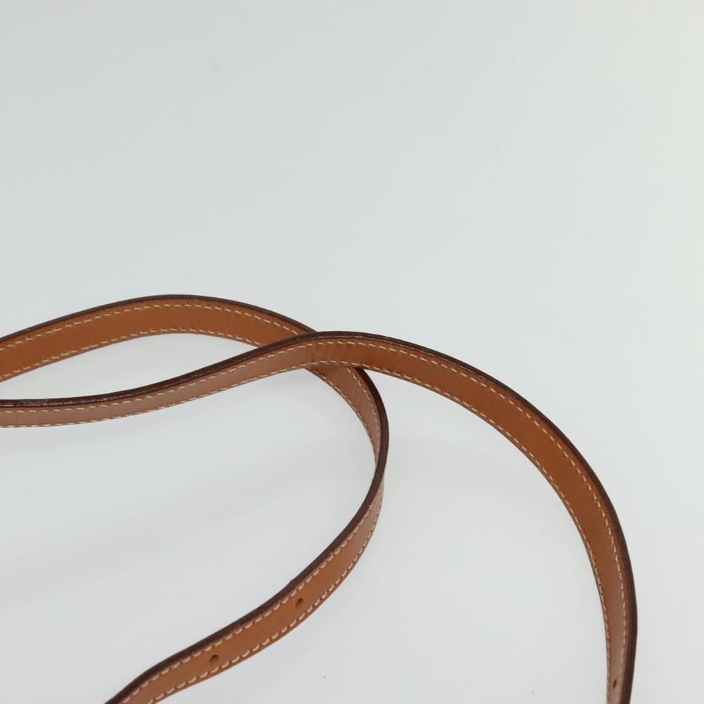 CELINE Macadam Canvas Backpack PVC Leather Brown Gold Auth 124609 - Picture 8 of 16